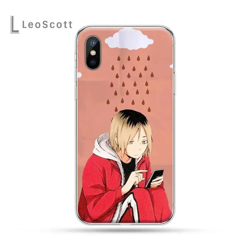 

Kenma Kozume of Haikyuu anime Phone Case For iphone 12 5 5s 5c se 6 6s 7 8 plus x xs xr 11 pro max mini luxury cover funda coque