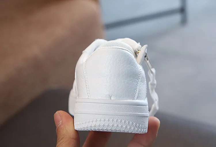 

Genuine Leather New Autumn Children Sports Shoes Boys and Girls Air Casual White Shoes Children's Fashion Sneakers