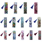 Алмазный закладки с живописью, сделанные вручную, украшенные бисером и закладки с кисточкой 5D закладки в виде совы для детей начинающих DIY Искусство ремесло набор