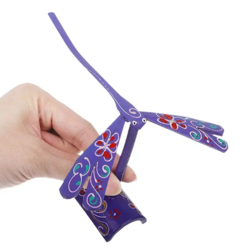 Новинка бамбуковая Стрекоза баланс птицы орла стол для показа куклы игрушка