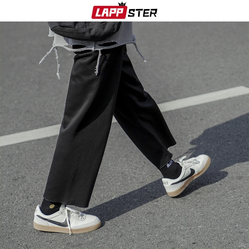Брюки LAPPSTER мужские с широкими штанинами винтажные хлопковые однотонные