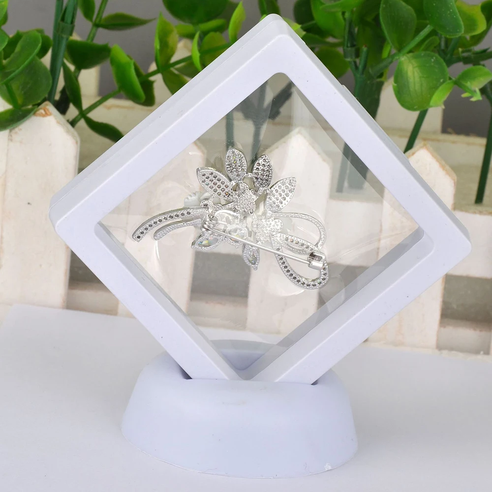 10 шт. ювелирные изделия Дисплей пустые монеты рамка Караульная будка 3D памятная