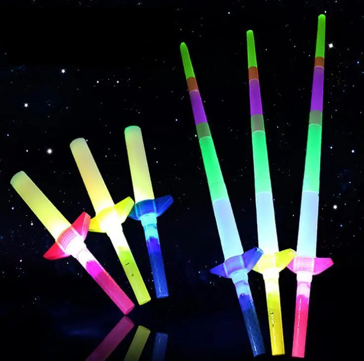 

New Led Flash Light Up Wand Glow Sticks Kids Toys for Holiday Concert Christmas Party Xmas Gift Birthday Wholesale