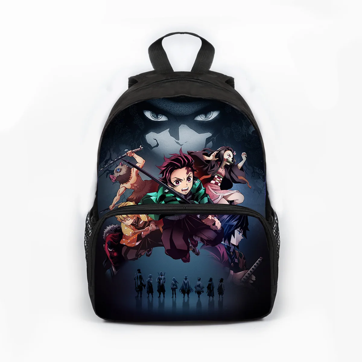 anime demon slayer kimetsuno yaiba backpack boys girls schoolbag multi pocket feature pack ladies backpack free global shipping