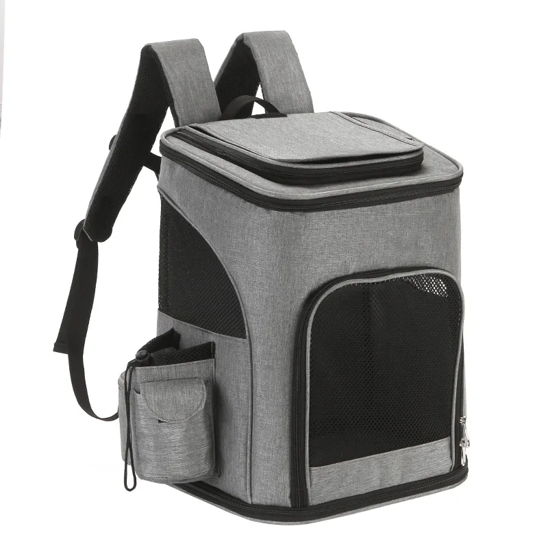 

Breathable cat bag pet go out portable dog bag double shoulder cat bag non-deformation travel backpack cage