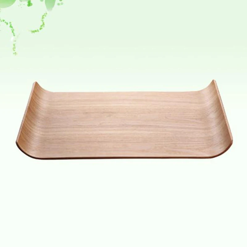 1 шт. квадратный креативный деревянный поднос для домашнего сервировки еды торта