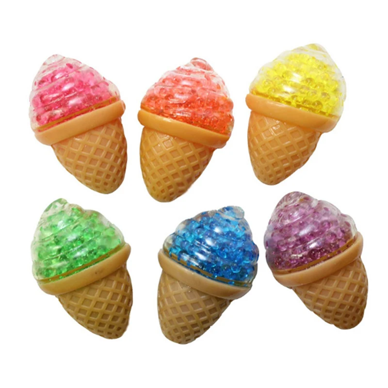 

Creative decompression color bead ball vent children ice cream decompression toy