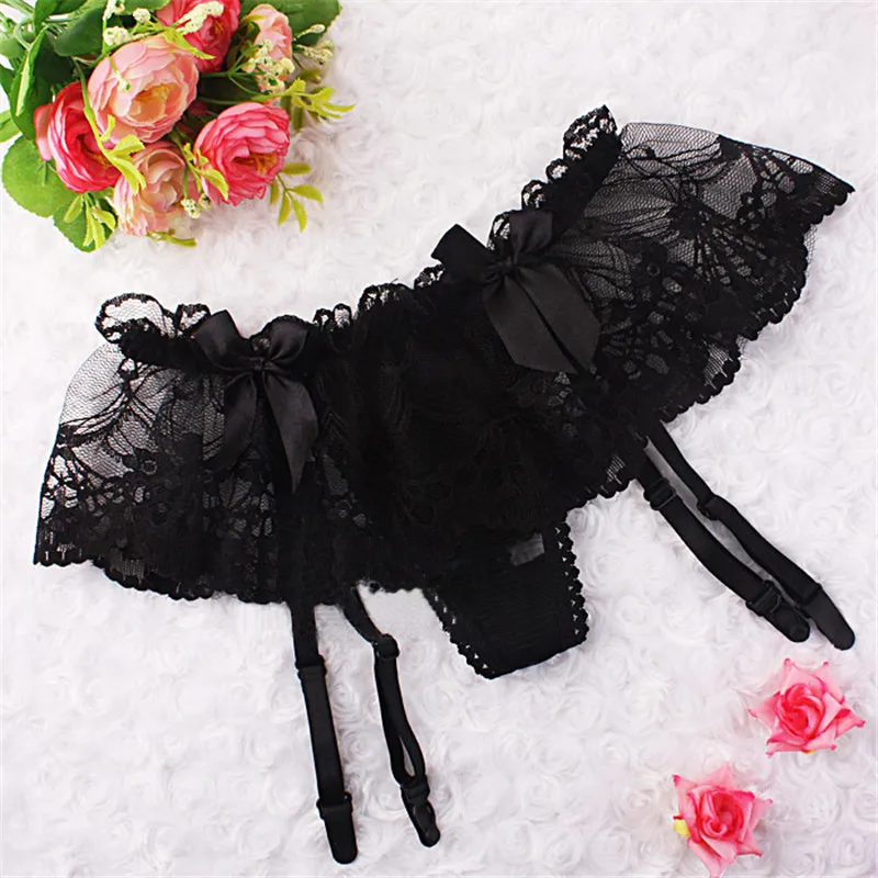 Lace Transparent Women's Stockings Set Thigh High And Garter Belt Sexy Lingerie Medias Mujer Pantyhose |