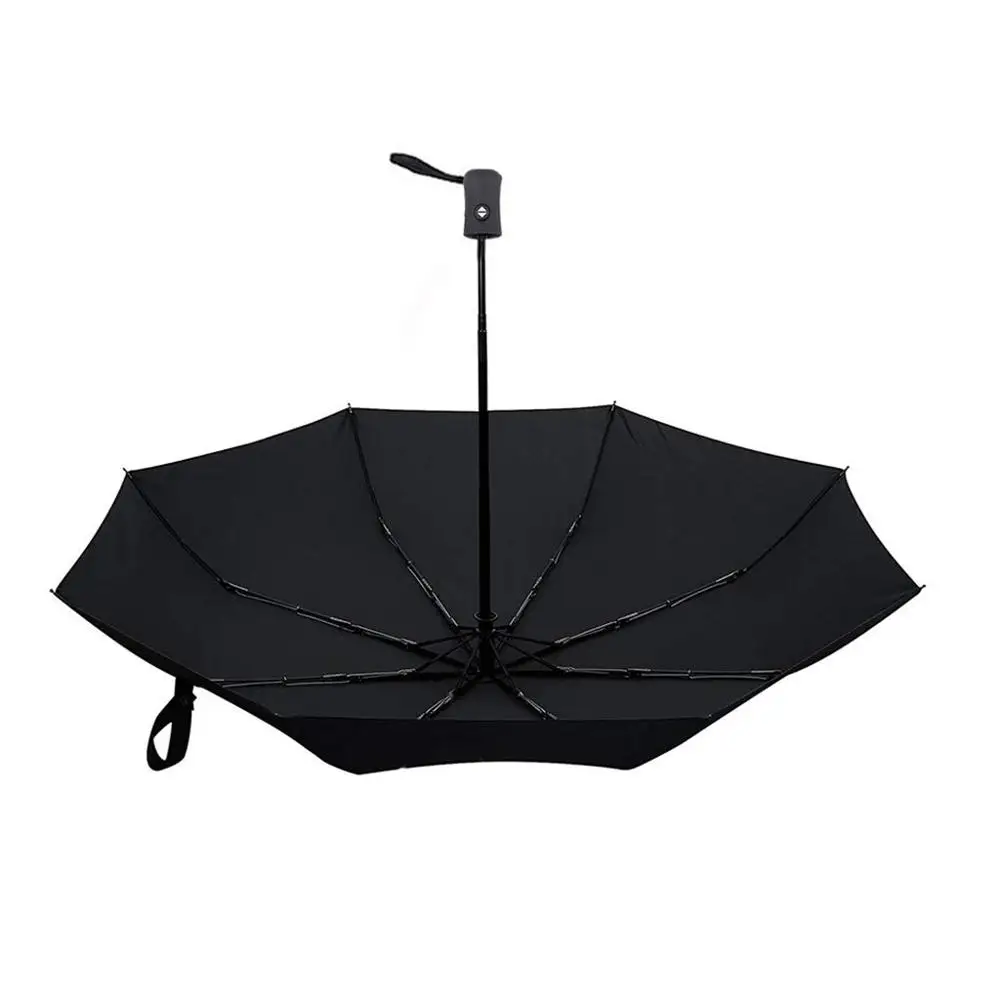 8 bone автоматический зонт parapluie ветрозащитный двойной слой перевернутые Зонты