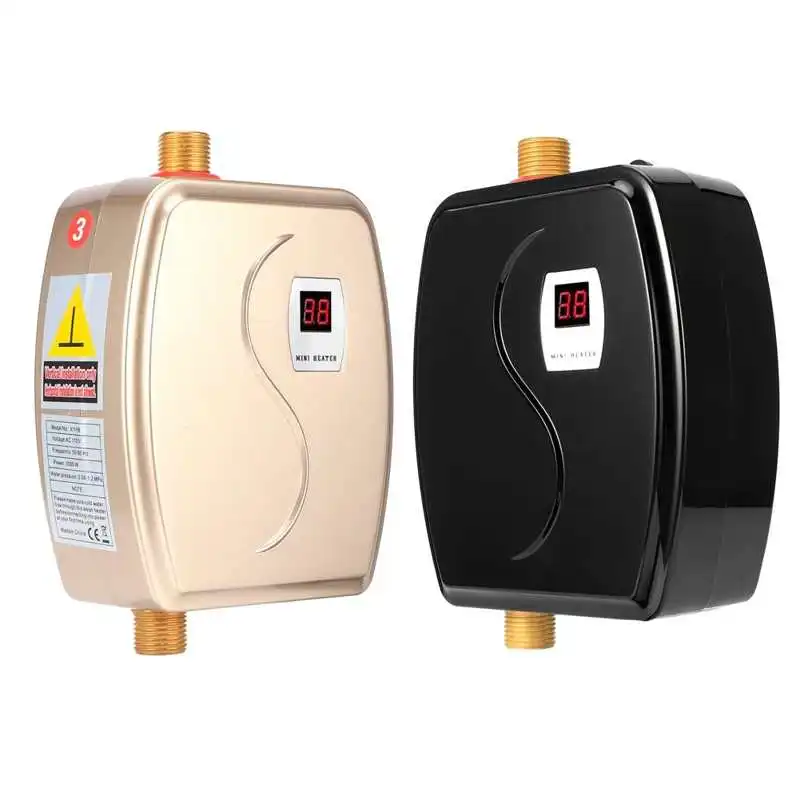 Портативный водонагреватель с мгновенным нагревом светодиодный ным цифровым
