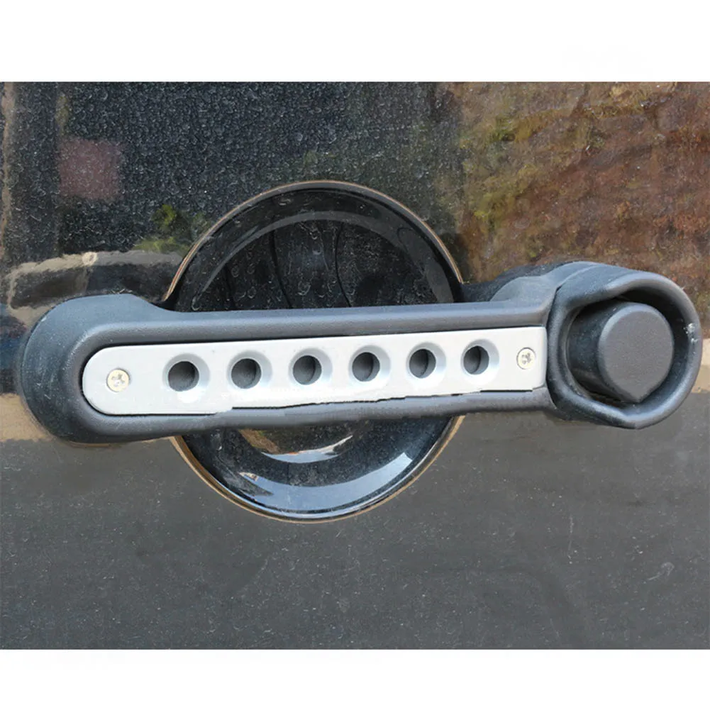 3 шт. декоративные вставки для дверных ручек Накладка Jeep Wrangler JK/Unlimited 2007 2018 две