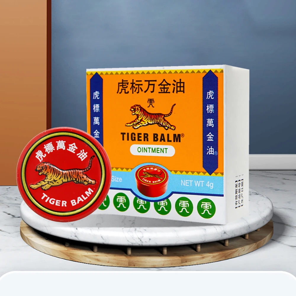 4g Tiger balm white muscle relieve pain relief plaster back relax joints massage ointment medical health | Красота и здоровье