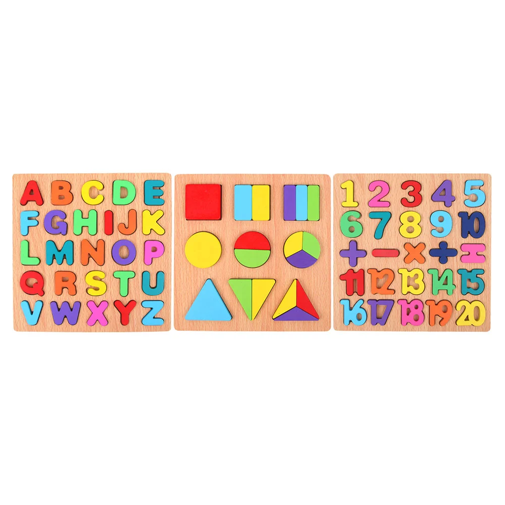 

3 шт., Детский конструктор-пазл