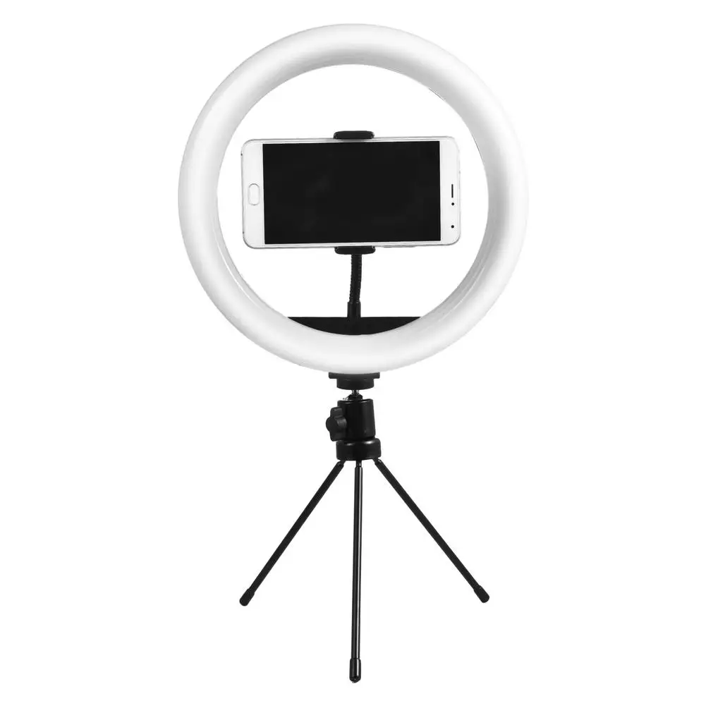 

10inch Portable Selfie Ringlight Adjustable Tripod Remote Photography Lighting Phone Photo Led Ring Fill Light Lamp Youtube