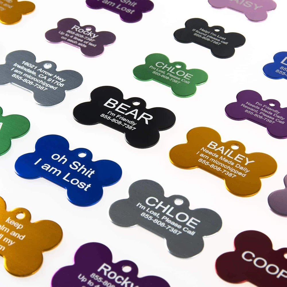 Персонализированная идентификационная бирка для собак ярлыки в форме кота на