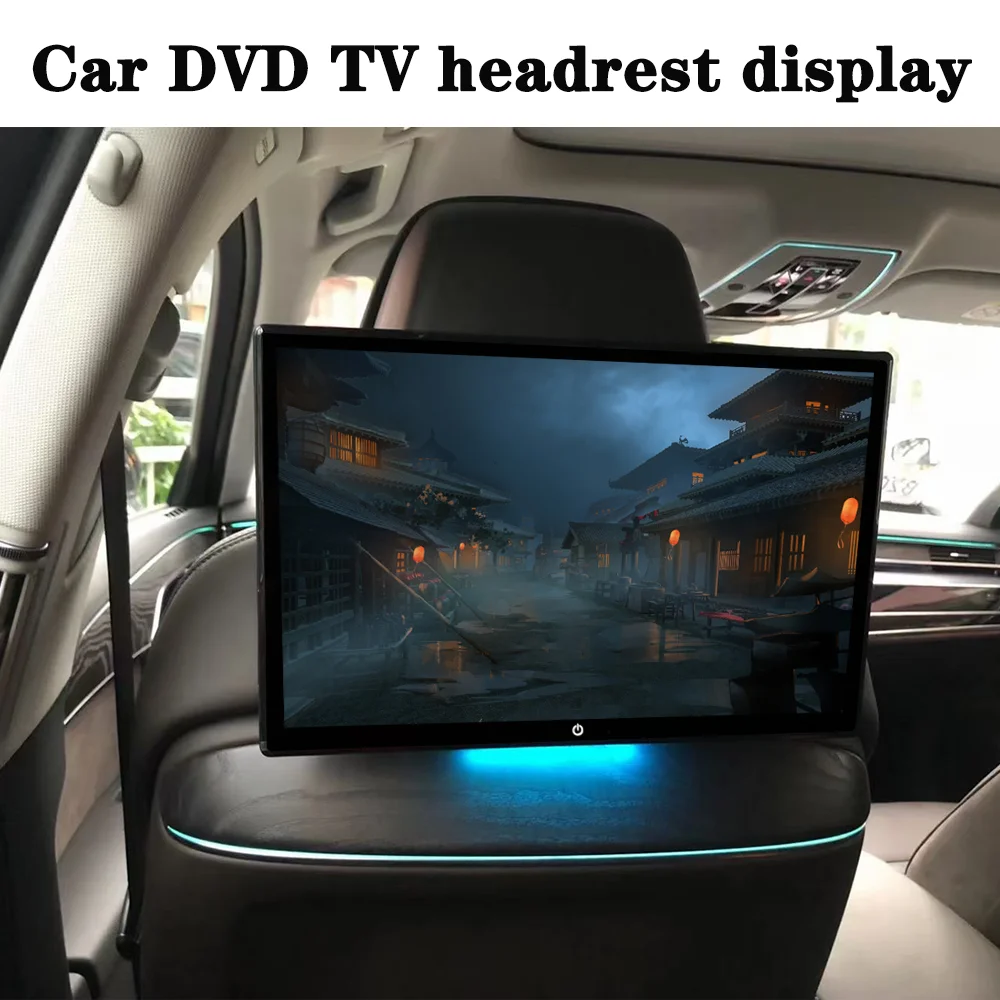 Автомобильный DVD-проигрыватель на подголовнике телевизора сенсорный экран 13 3