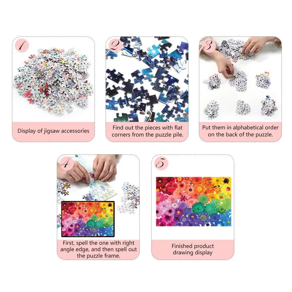 

Puzzle 1000 Pieces Jigsaw Puzzles For Adults Paper Childrens Quality Christmas Games Puzzle Assembling Gift Educational Toy K8U1