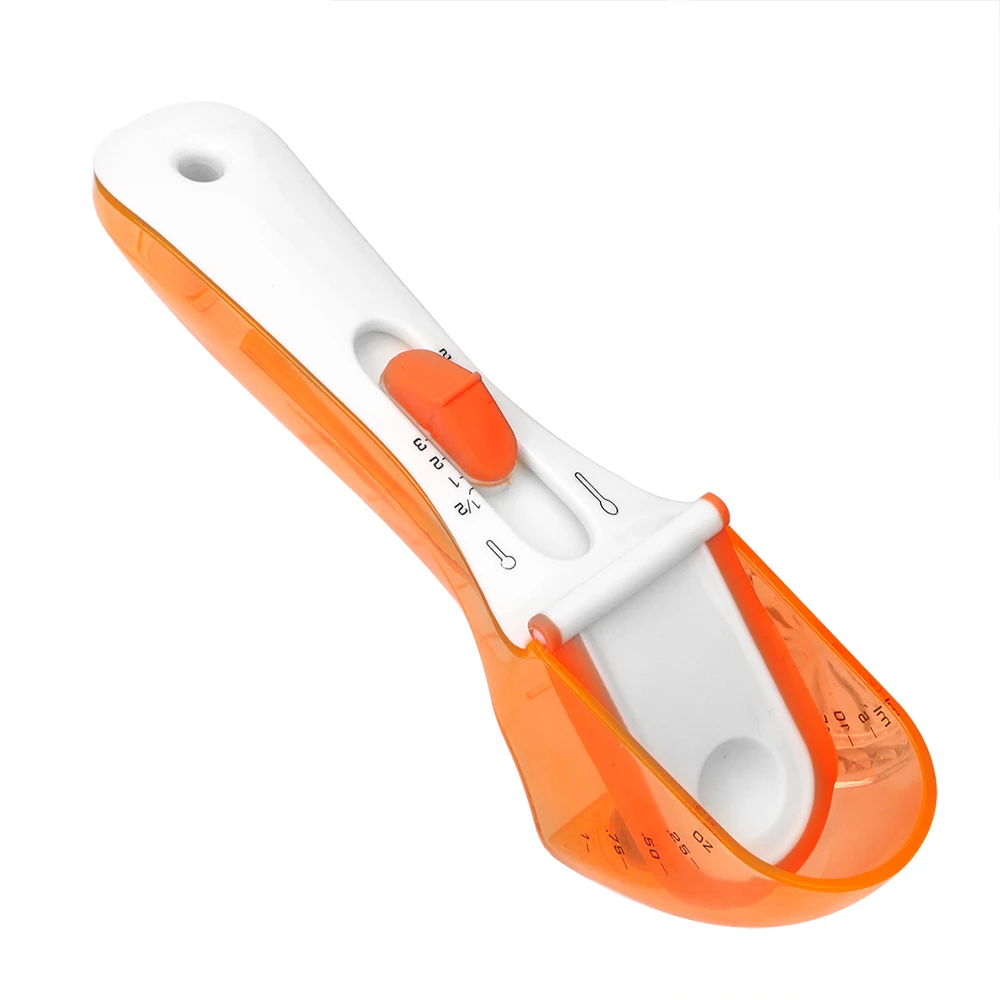 

Plastic Measuring Cup with Scale Adjustable Measuring Spoon 5ml-30ml Kitchen Accessories Cooking Baking Tools