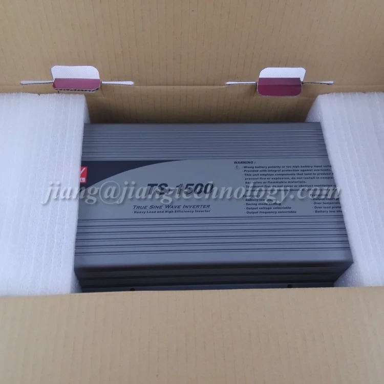 

Meanwell 12V 24V 48V To 110V 220V True Sine Wave 1500W Power Inverter