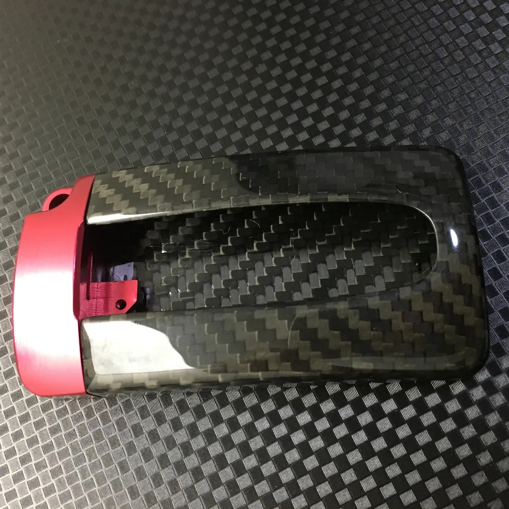 Чехол из натурального углеродного волокна для автомобильного ключа с