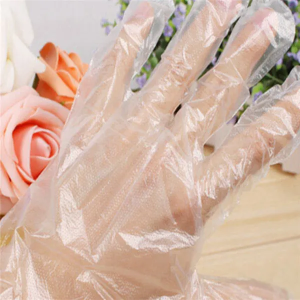 50/100 шт Пластик одноразовые перчатки для ресторана дома обслуживания питанием