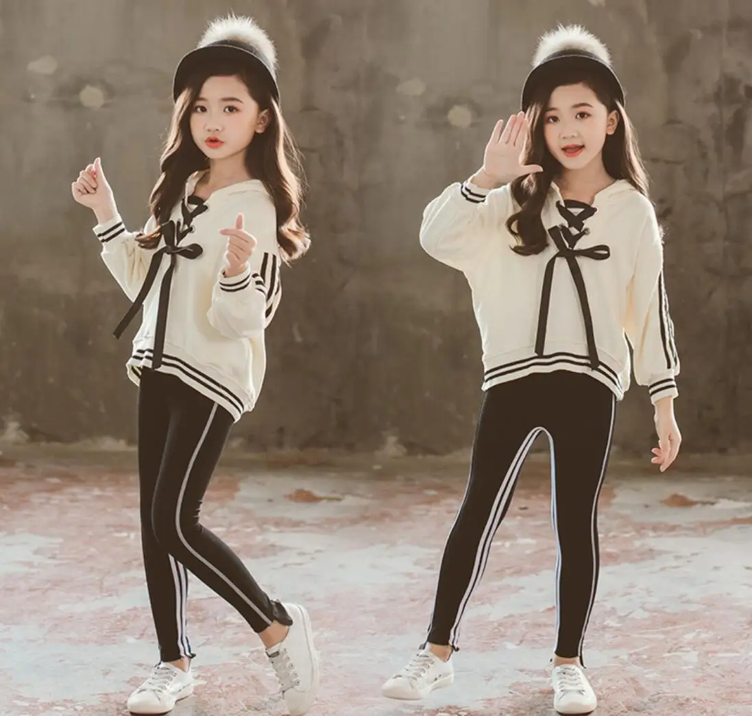 Комплект для девочек весна 2019 Детские комплекты одежды осенние детские