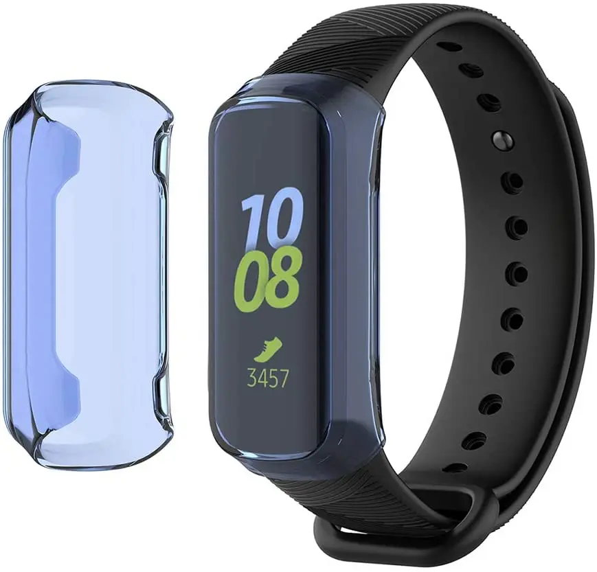 

2pack Newcool TPU Protective Case Cover for Samsung Galaxy Fit e R375 smartband Fit-e SM-R375 Screen Protector Accessories