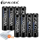 Аккумуляторная батарея комплект AAA 1100 мАч 1.2 В PALO NI-MH 3A батарея Baterias Bateria для светодиодной игрушки mp3 бесплатная доставка