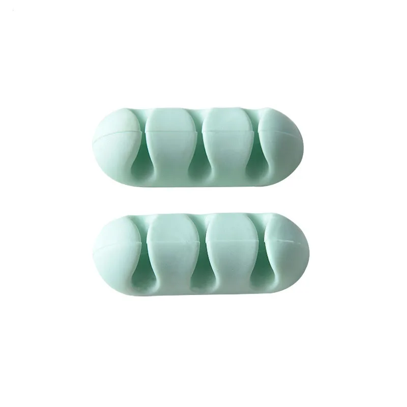 2 предмета силиконовый держатель для кабеля USB намотки хранения Мышь провод