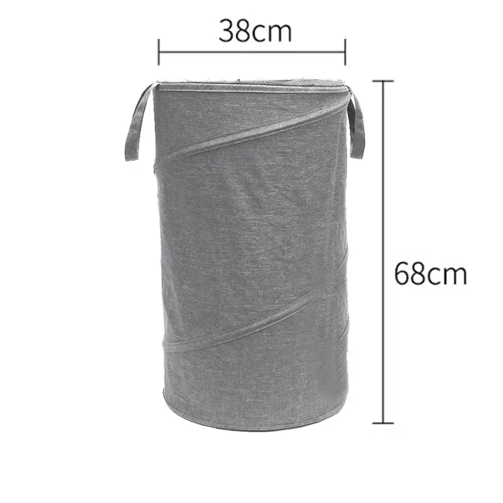 

Innovative Storage Bucket Oxford Cloth Laundry Basket Folding Portable Bedroom Laundry Basket with Wheels