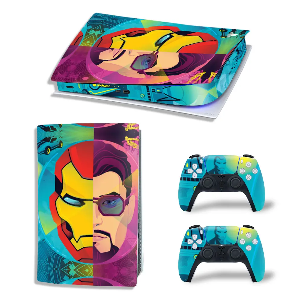 Наклейка на кожу для консоли PlayStation 5 и 2 контроллера | Электроника