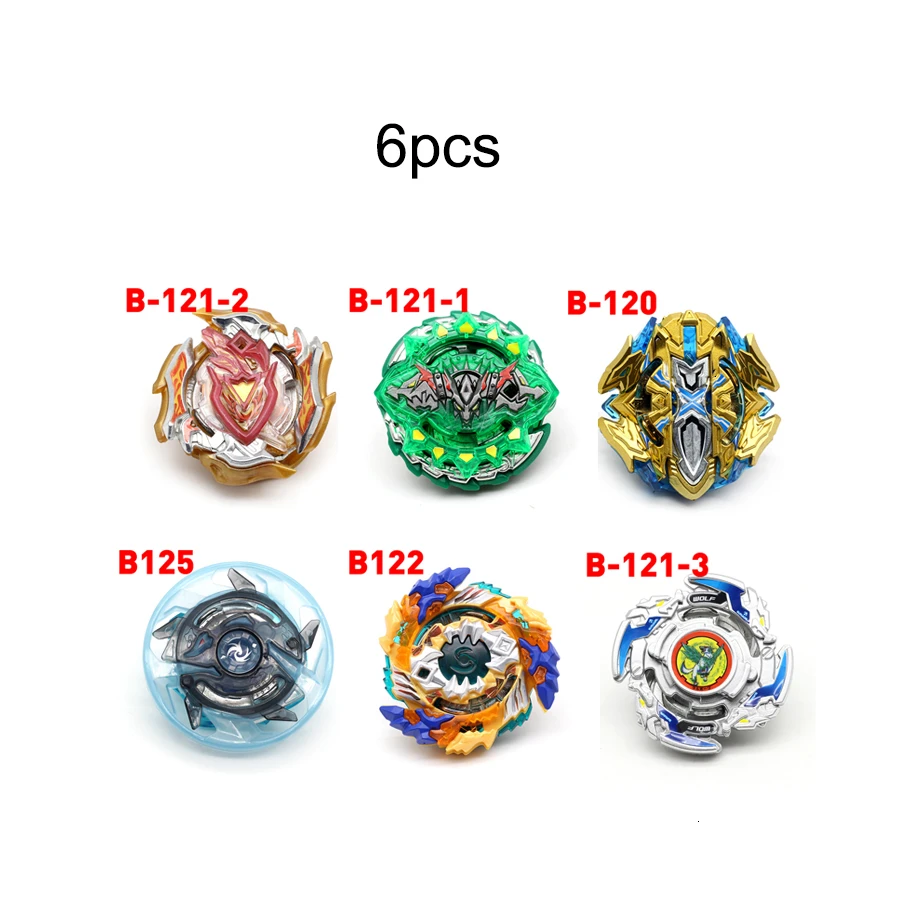 Takara Tomy Bey Bay Burst стадион Burst Gt игрушка металлическая Арена битва планета тупи пусковая золотая коробка игрушка для мальчика Дети лезвия - Цвет: 6pc s