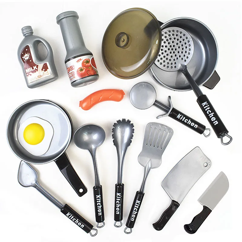 

Kitchen Toys Simulation Tableware Combination Girls Play Home Toys Kitchen Tools Early Education Kitchen Toys Sets For Children