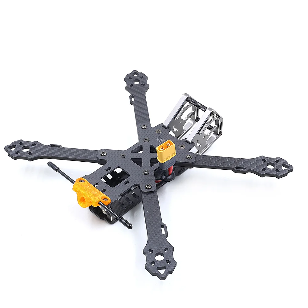 GEP KHX5 230 мм FPV RC гоночный Дрон 3K из чистого углеродного волокна X Рамка Набор для UAV