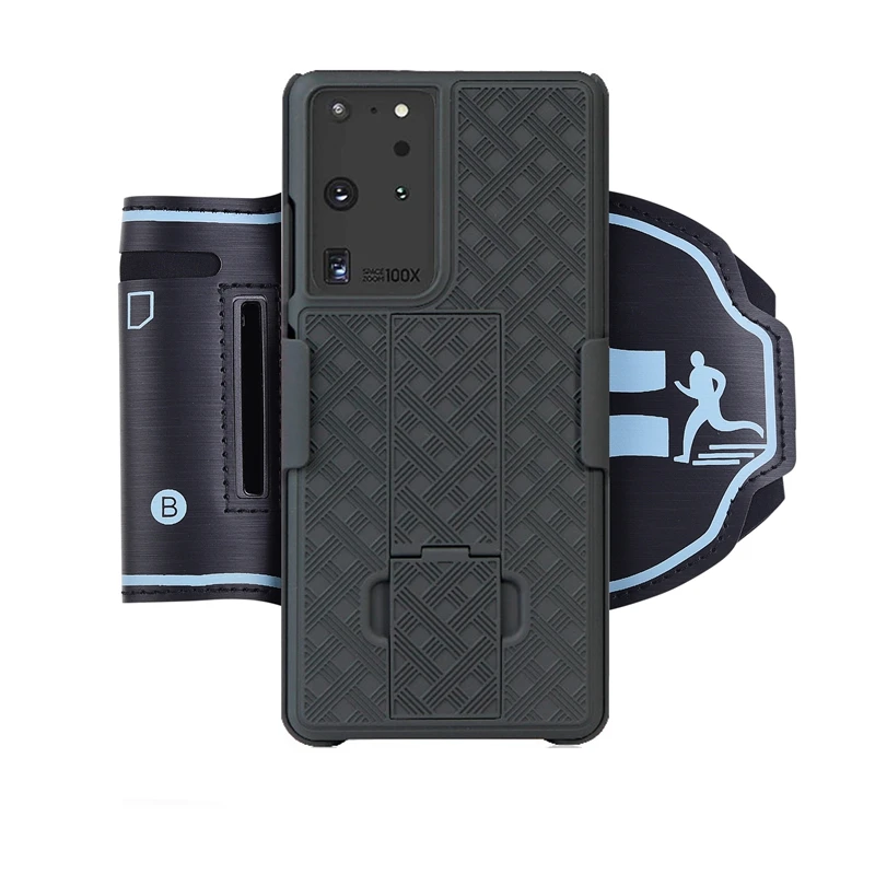 running sport armband case arm band cover hard back case phone holder for samsung galaxy s20 s21 5g plus note 20 ultra note10 free global shipping