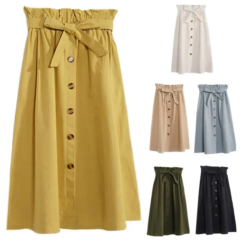 

Womens High Waist Layered Mesh Pleated Knee Length A-Line Skirt Pleated Tulle Korean Plain Solid Color Fancy Casual Party Dress
