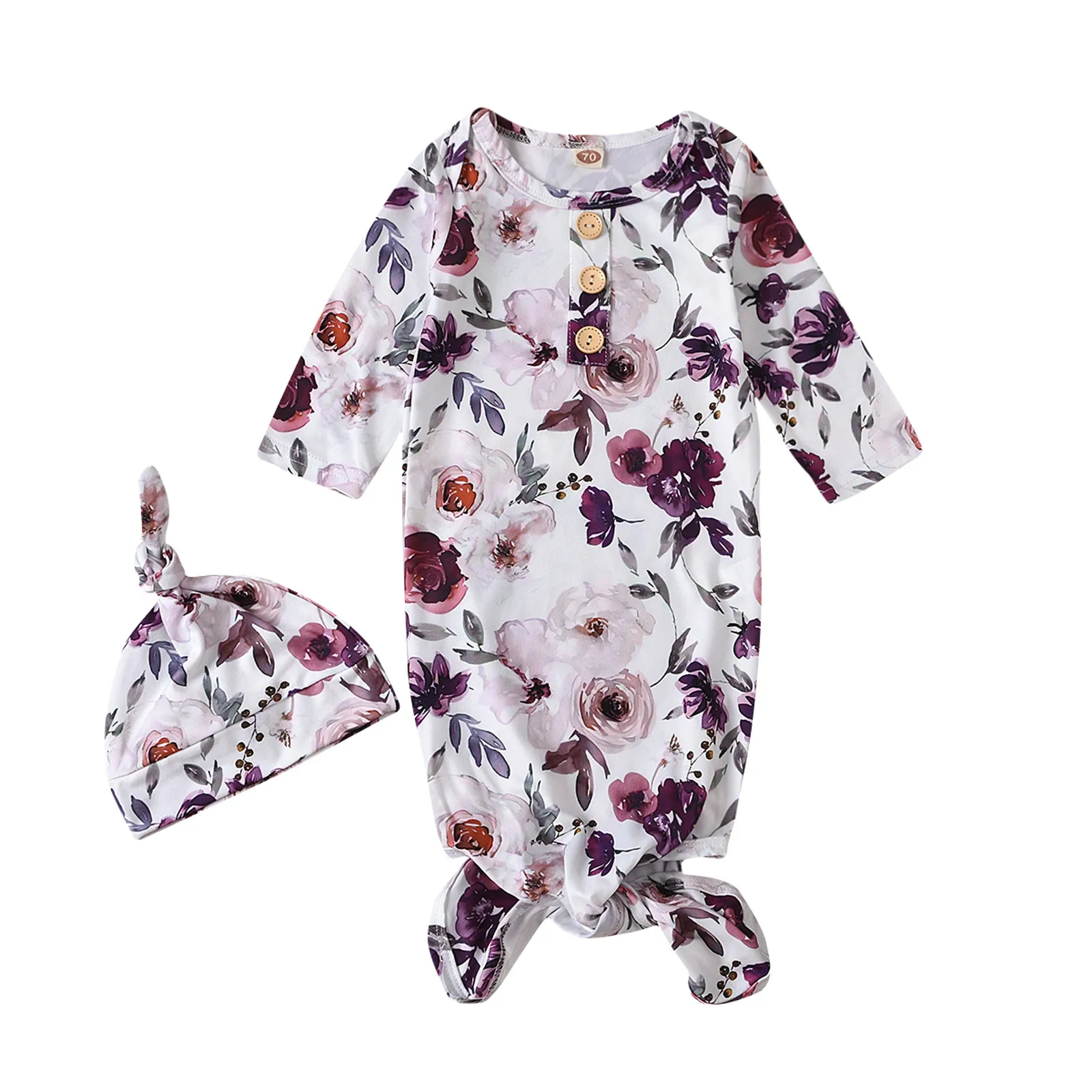 

Newborn Swaddle Blanket +Hat Cotton Baby Receiving Blanket Bedding Cartoon Cute Infant Sleeping Bag For 0-6 Months HOT SALE#3
