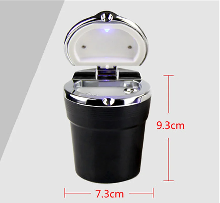 Роскошная автомобильная пепельница светодиодный светильник кой для удаления