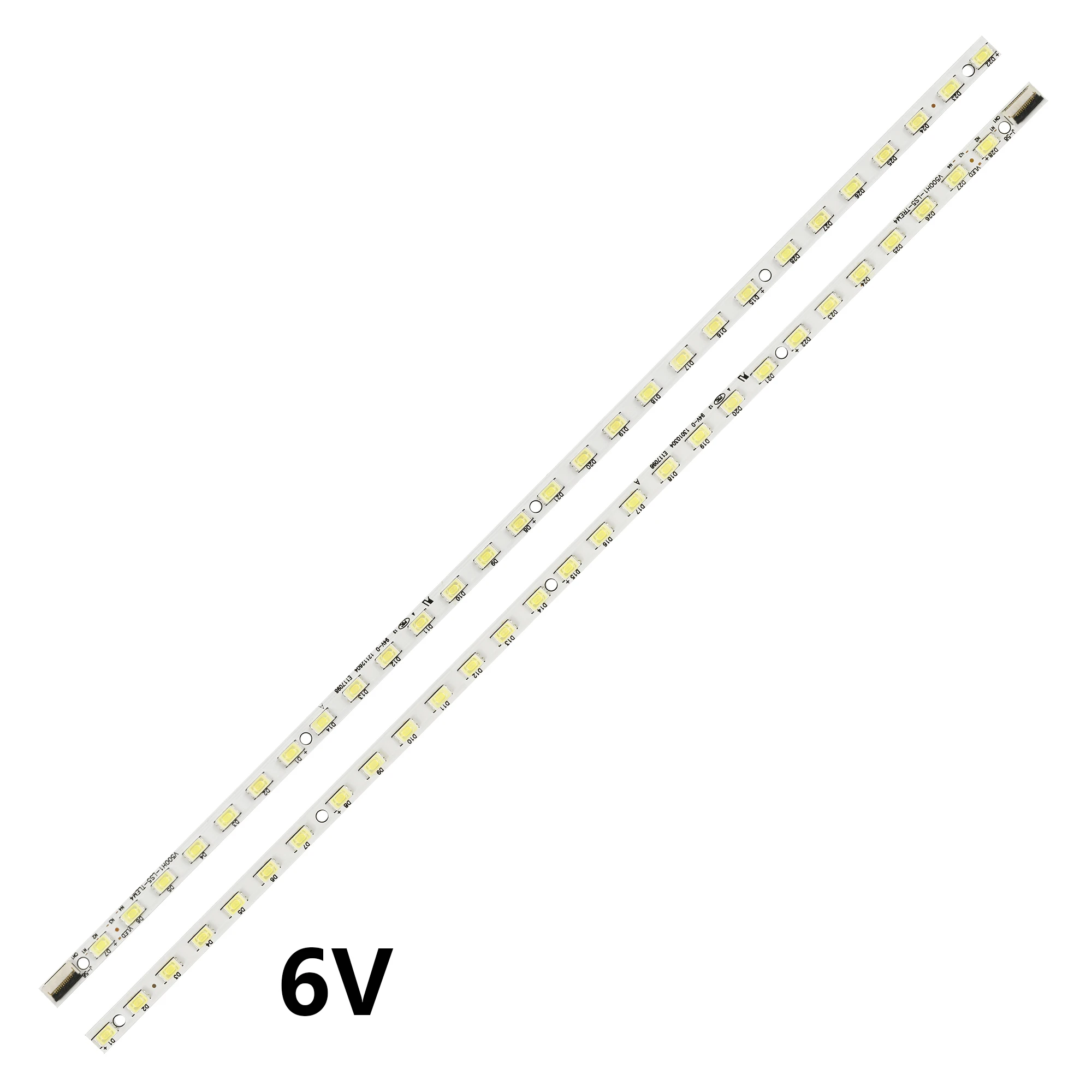 

2 Pieces/lot 4A-D071074 LED strip V500H1-LS5-TLEM4 V500H1-LS5-TREM4 For TCL LE50D880 LE50D8800 L50E5000A L50E5050A L50E5010A