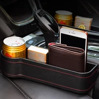 leather car seat gap filler pockets multifuntion auto seats leak stop pad soft padding phone cards holder storage organizers