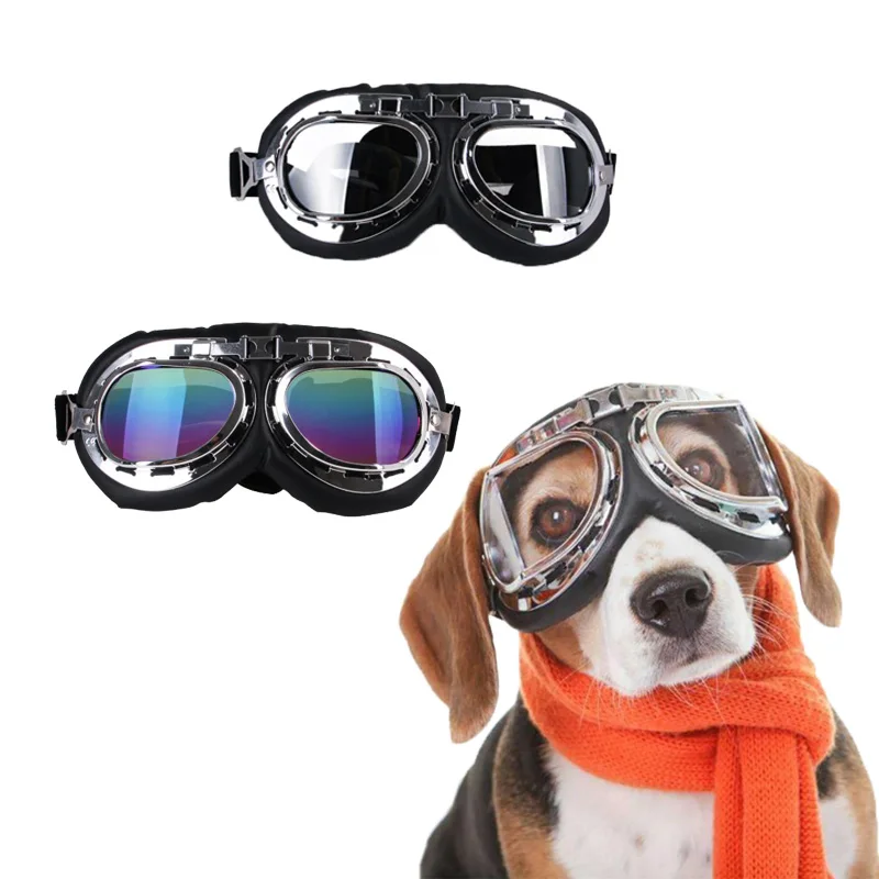 

Pet Dog Sunshade Goggles Outdoor Travel Windproof Dog Glasses High Elastic Elastic Band Foldable Colorful Cat and Dog Glasses