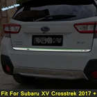 Задний багажник Lapetus, задняя дверь, фотоотделка, 1 шт. для Subaru XV Crosstrek 2017-2021, Стайлинг автомобиля, внешняя часть из нержавеющей стали