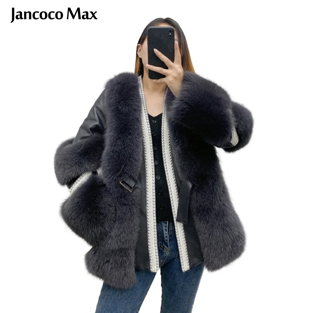 Новое поступление куртки из натурального Лисьего меха женские пальто