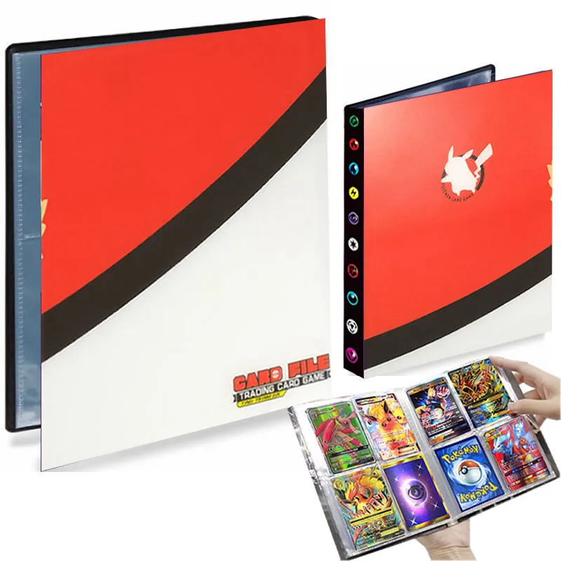 

Альбом для карт TAKARA TOMY Pokemon, 240 шт., книга для игр в тыкбол, папка для коллекционеров, список с загруженными деталями, детские игрушки