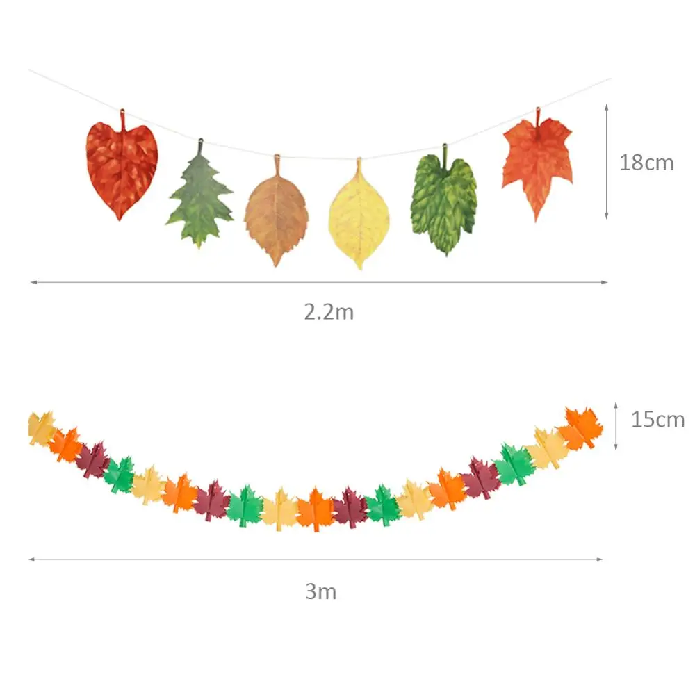 Осенний Детский комплект украшений на день рождения оранжевый желтый коричневый