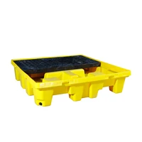 13001280 4 drum spill containment pallet for oil leak proof chemical control spill tray