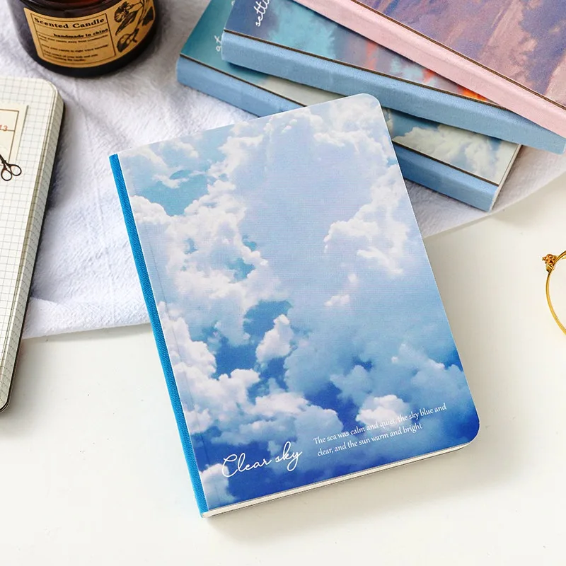 Блокнот в твердой обложке с надписью &quotClear Sky&quot цвет ассортименте|Записные
