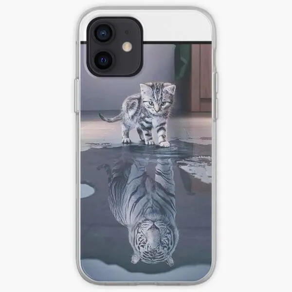 

Чехол для телефона с рисунком кошки хочет быть тигром для iPhone 5 5S SE 6 6S 7 8 Plus 11 12 13 Pro Max Mini X XS XR Max