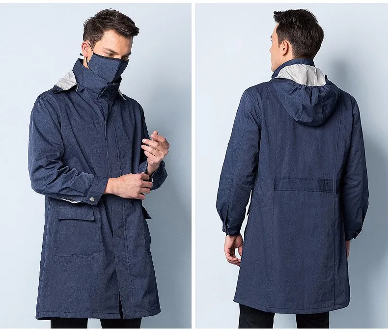 Пальто тканевое для лаборатории INSAHO пальто рабочее с защитой от