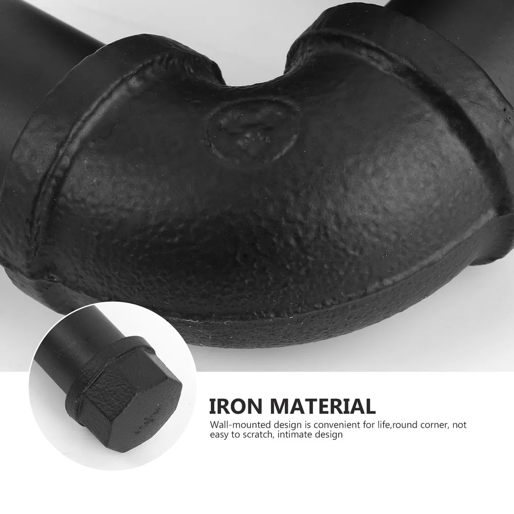 

1pc Creative Iron Towel Rack Home Bathroom Wall-mounted Towel Storage Rack